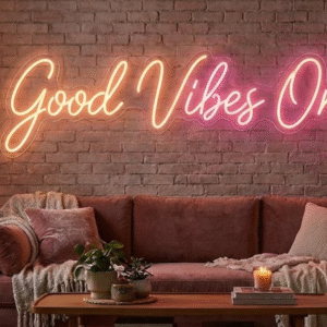 Good Vibes Only Neon Sign