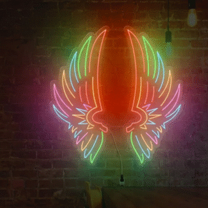 Angel Wings Neon Sign