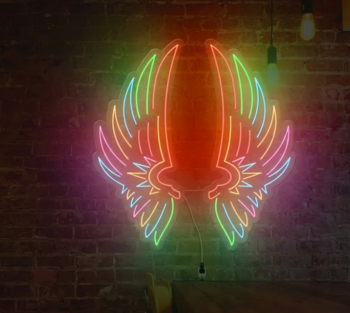 Angel Wings Neon Sign